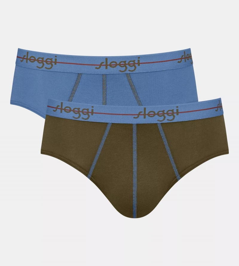 Ανδρικό Σλίπ 2Tμχ Men Start Midi C2P SLOGGI 49-10050546-0031