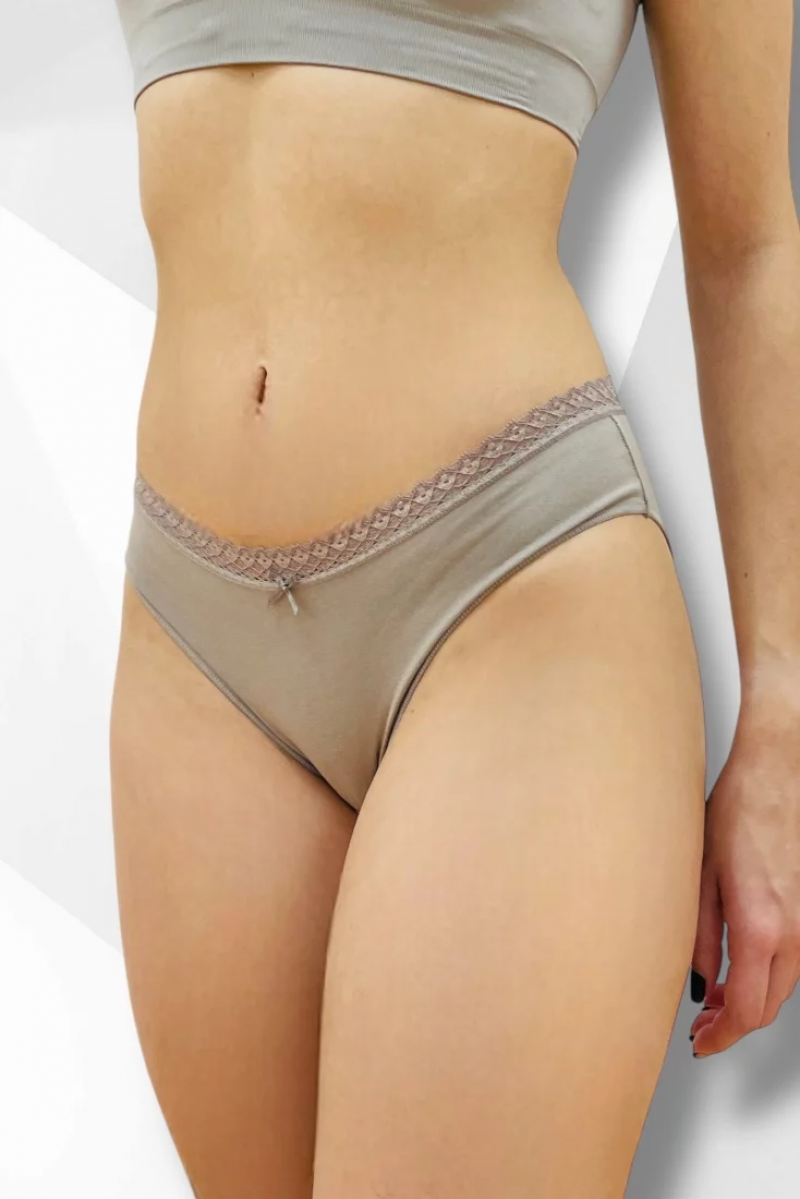 Γυναικείο Bikini Σλίπ Βαμβακερό Σέτ 3 Τμχ IDER 1-3072-1-3P
