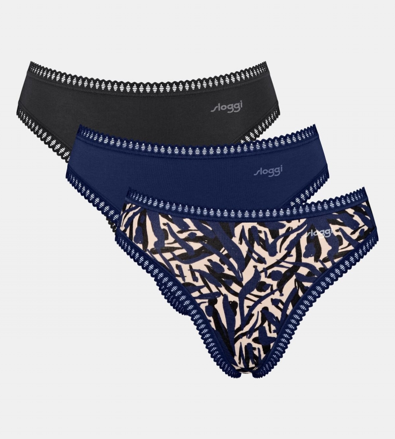 Γυναικείο Κυλοτάκι Σετ 3τμχ Sloggi GO Crush High leg C3P 49-10219663-M008