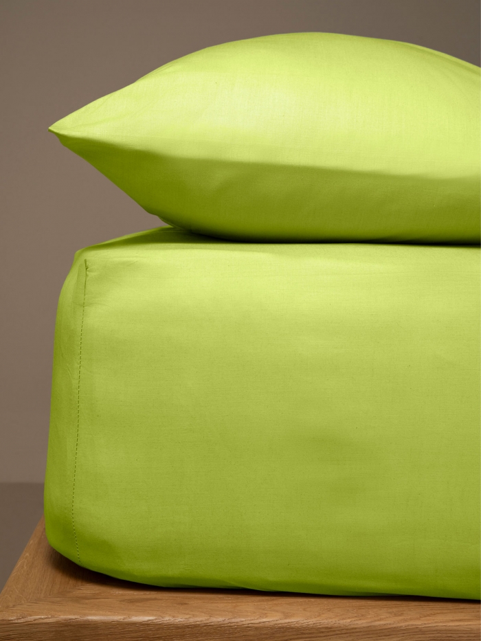 Κατωσέντονο Menta με λάστιχο 14 Green Μονό (100x200+25)