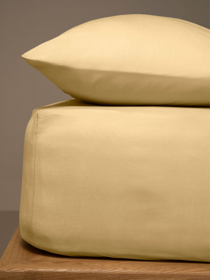 Κατωσέντονο Menta με λάστιχο 3 Light Beige Μονό (100x200+25)