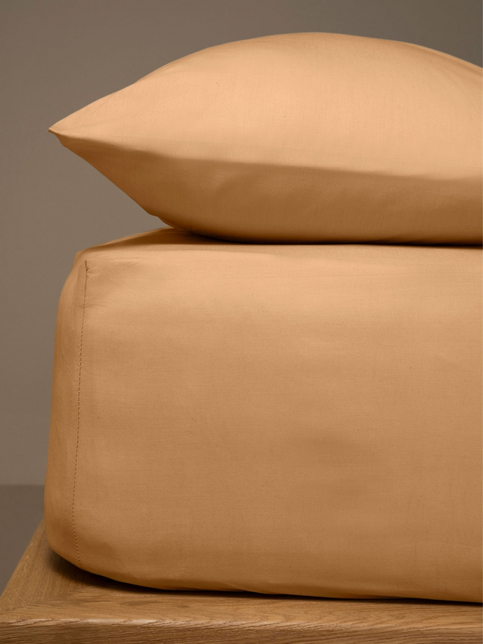 Κατωσέντονο Menta με λάστιχο 5 Brown Υπέρδιπλο (180x200+25)