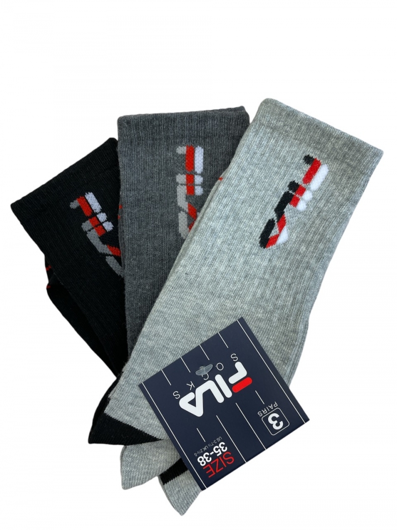 Παιδικές κάλτσες  Σετ 3τμχ FILA 63-F8083D