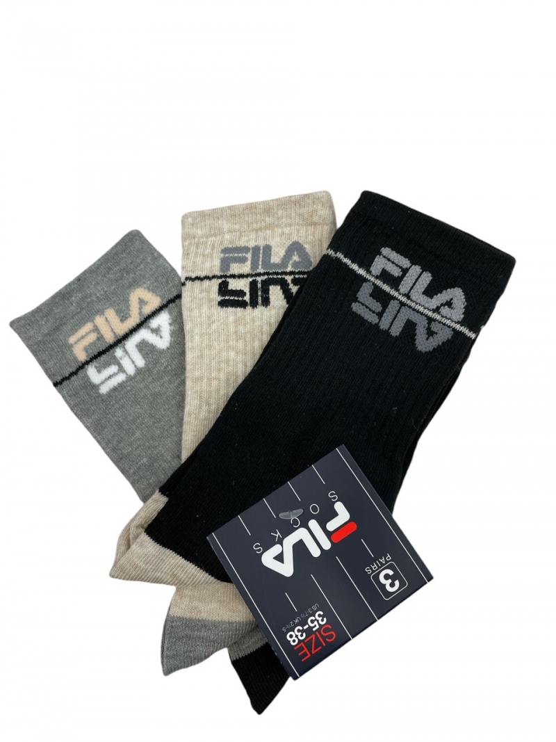 Παιδικές κάλτσες  Σετ 3τμχ FILA 63-F8085D