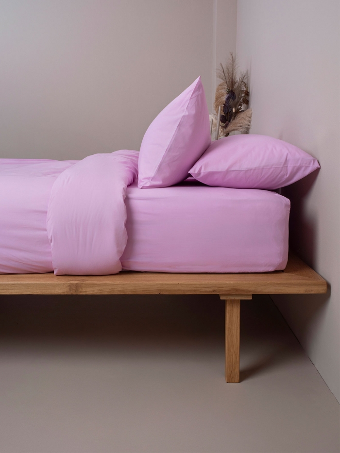 Σεντόνι Cotton Feelings φλατ 102 Lila Μονό (165x270)