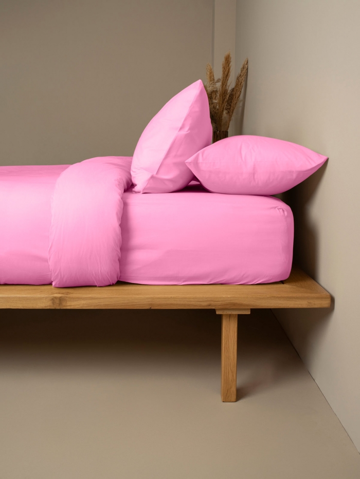 Σεντόνι Cotton Feelings φλατ 112 Fuchsia Μονό (165x270)