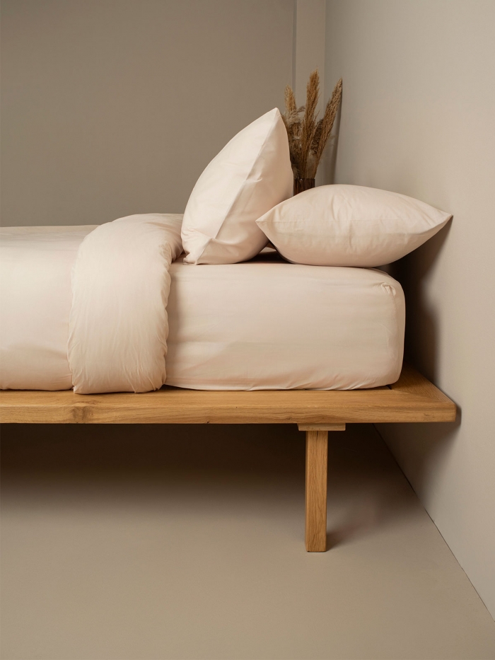 Σετ Σεντόνια Cotton Feelings 109 Sand Διπλό με λάστιχο (150x205+30)