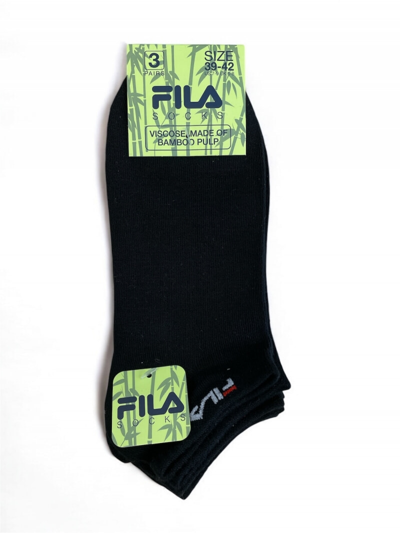 Unisex Κόφτες Κάλτσες Σετ 3τμχ BAMBOO FILA 63-F5500