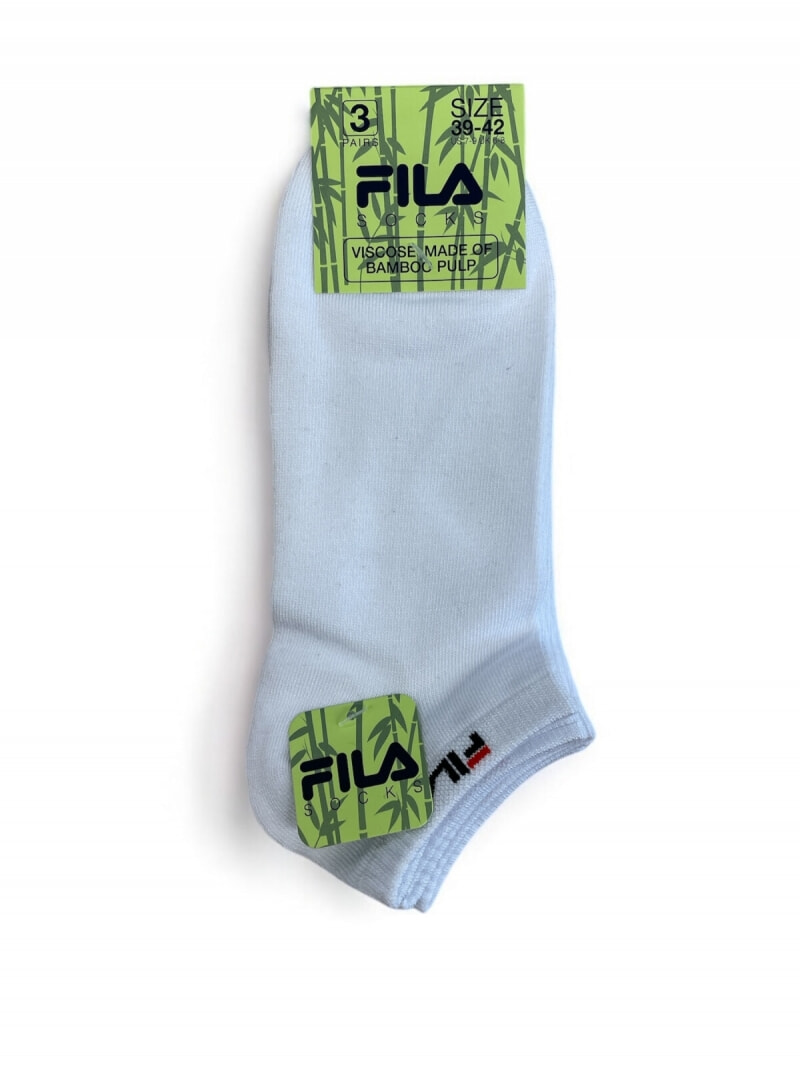 Unisex Κόφτες Κάλτσες Σετ 3τμχ BAMBOO FILA 63-F5500