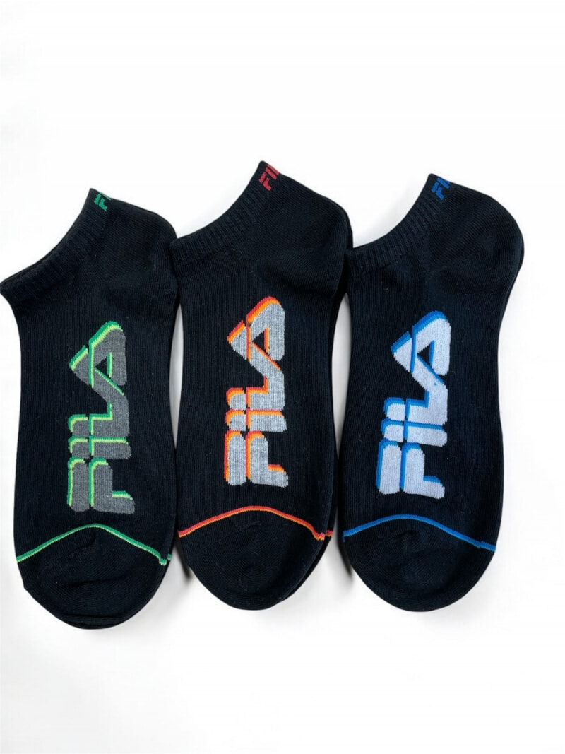 Unisex Κόφτες Κάλτσες Σετ 3τμχ FILA 63-F2528